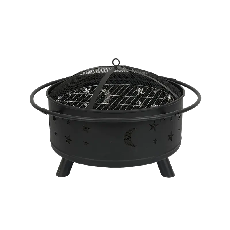 Garden Patio Tabletop Charcoal Fire Pit Grill Wood Stove