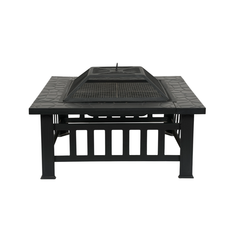 Tongde Outdoor Folding Grill Table For Camping And Backyard BBQ Activities